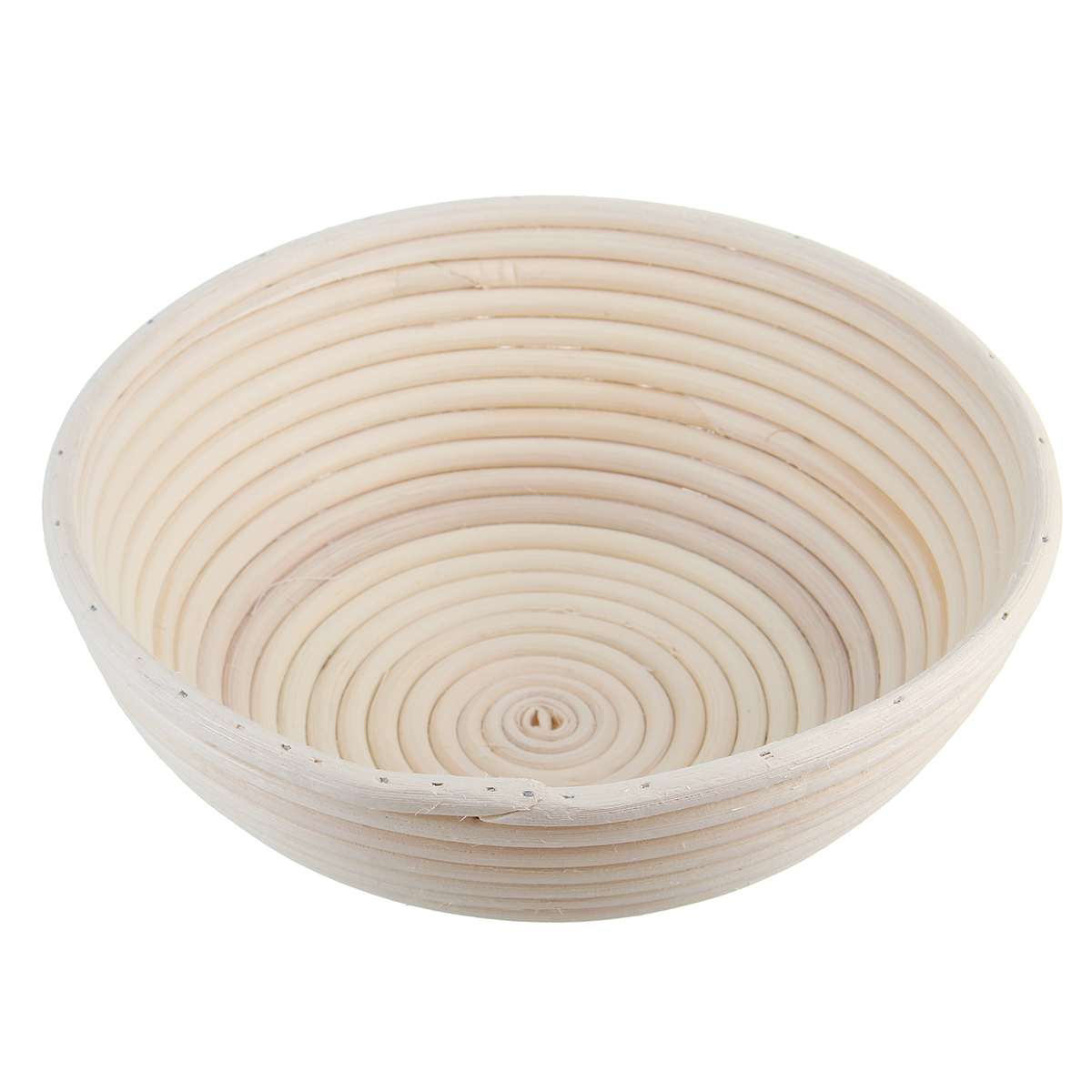23/25cm Bread Proofing Basket Natural Rattan Wicker Dough Fermentation Sourdough Banneton Bread Basket with Linen Cloth Liner