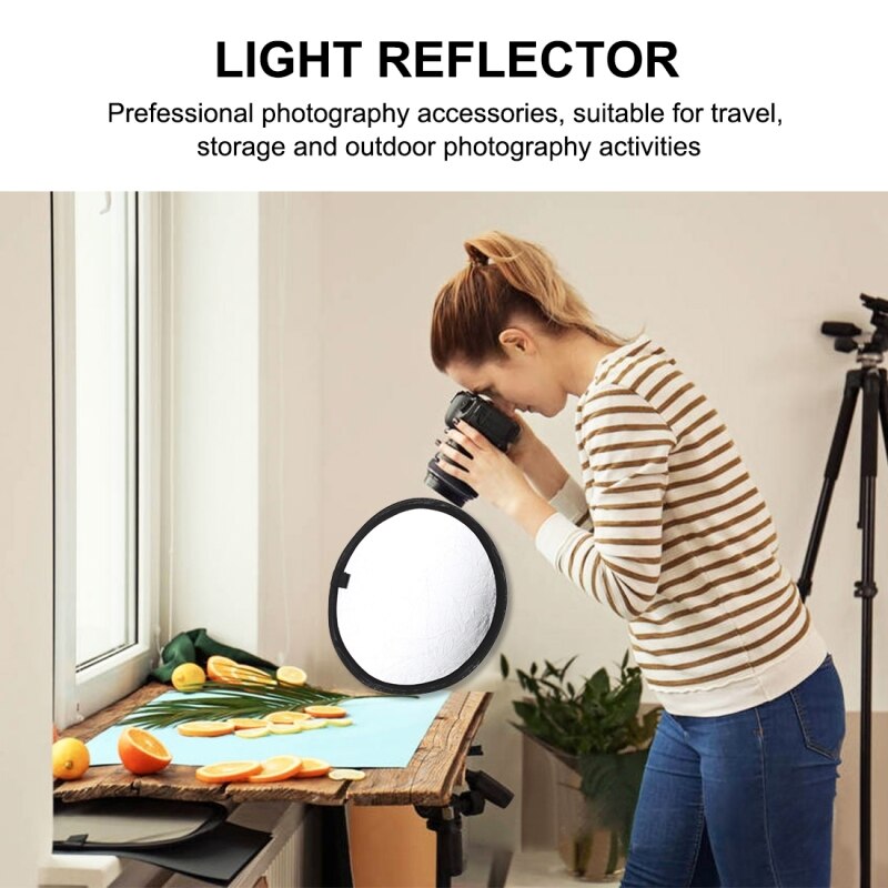 Puluz 30cm 2 in 1 silber/goldene faltbare fotostudio-reflektorplatte