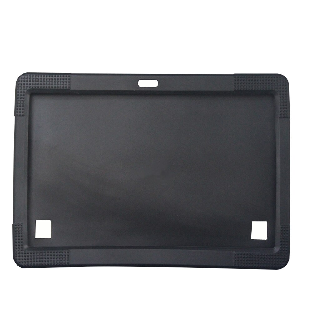 Bdf 10 Inch Tablet Soft Silicon Rubber Case Kids Shockproof Cover Voor Tablet Pc Gebruik Shockproof Weerstand Waterdicht: Black