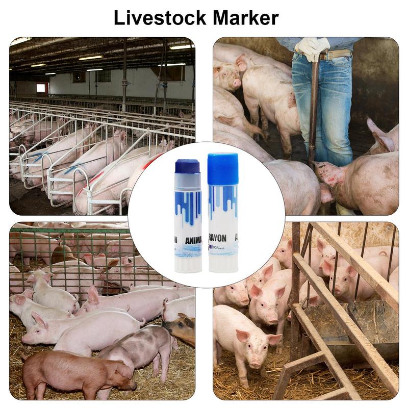 Vieh Marker Buntstift Ebene Marker Buntstift Vieh Malerei Buntstift hochreine Paraffin Basis sicher für Enten rinder Schwein Schafe