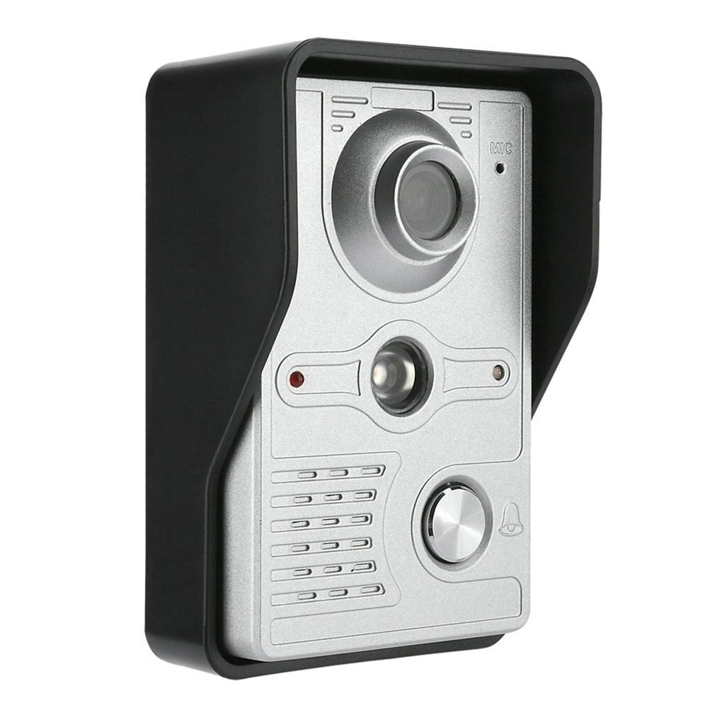 LESHP Wired Video Intercom Doorbell 7 Inch Display Waterproof Night Vision Color Hands-free Doorbell Intercom System 420 Wire 92