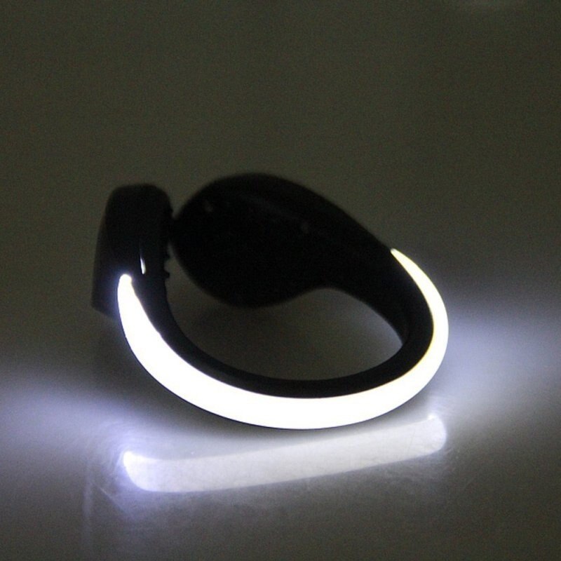 LED Luminous Shoe Clip Outdoor Bicycle LED Luminous Night Running Shoe Safety Clips Cycling Sport Warning Light Safety