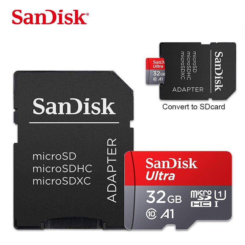 Sandisk Ultra mikro SD 128 GB 32GB 64GB 256GB 16GB karta Micro SD SD/TF karta pamięci Flash 32 64 128 gb microSD na telefon