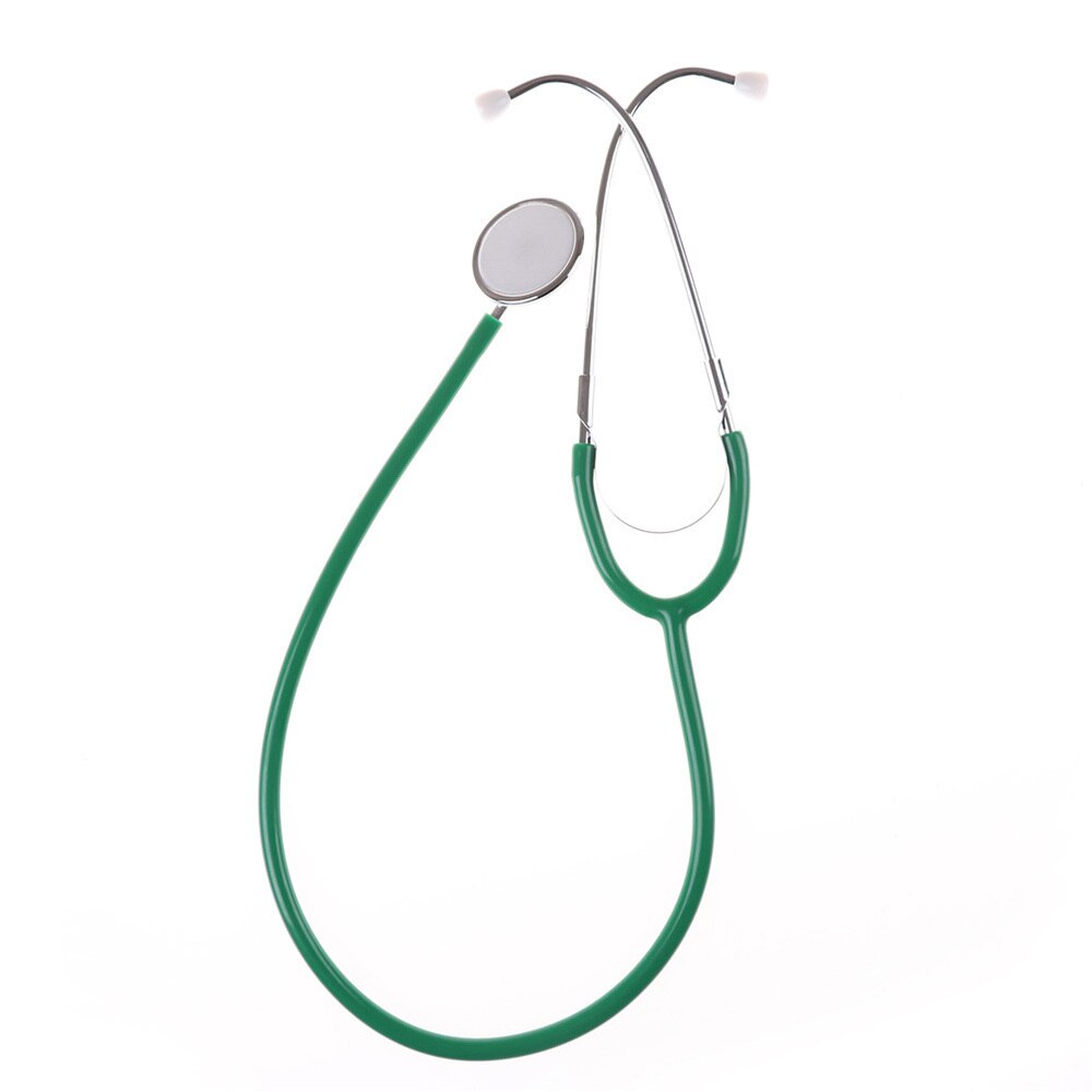 Legetøj stetoskop foregive lege læge legetøj videnskab popularisering giftfri ultra-blødt stof simuleret stetoskop: Grøn