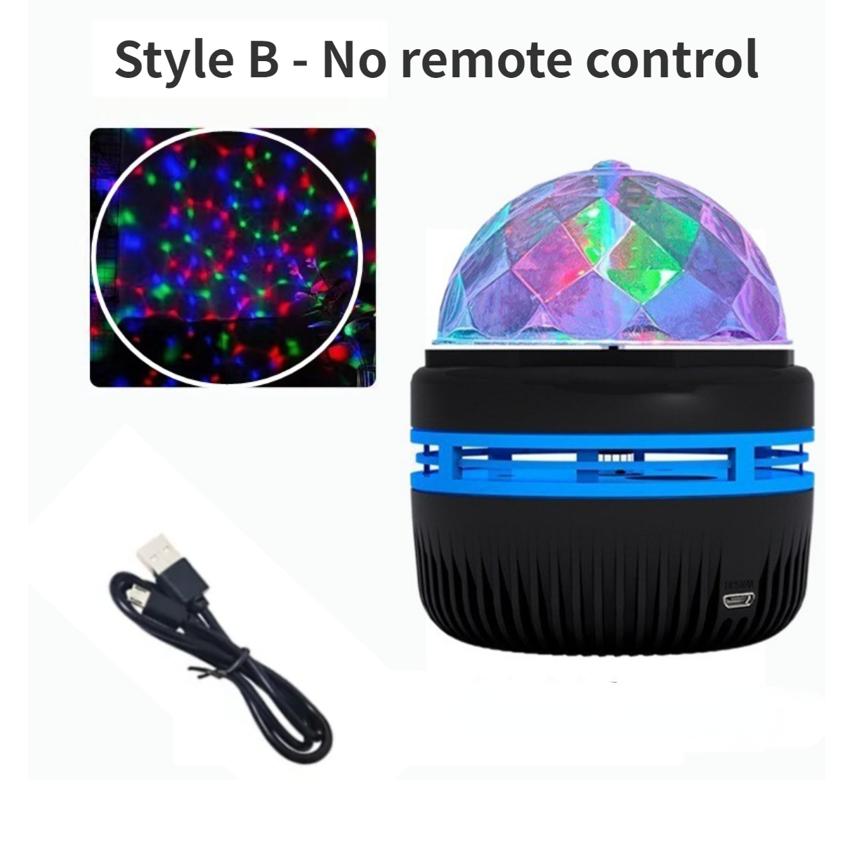 LED Strahler Stern Galaxis Projektor Lampe Bunte Rotierende Magische Kugel Schlafzimmer Atmosphäbetreffend Lampe Bar KTV Disko Party Bühne Licht: Orange
