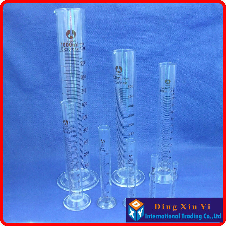 (2 pieces/lot) 50ml graduated cylinder,measuring graduates glass graduate glass measuring cylinder