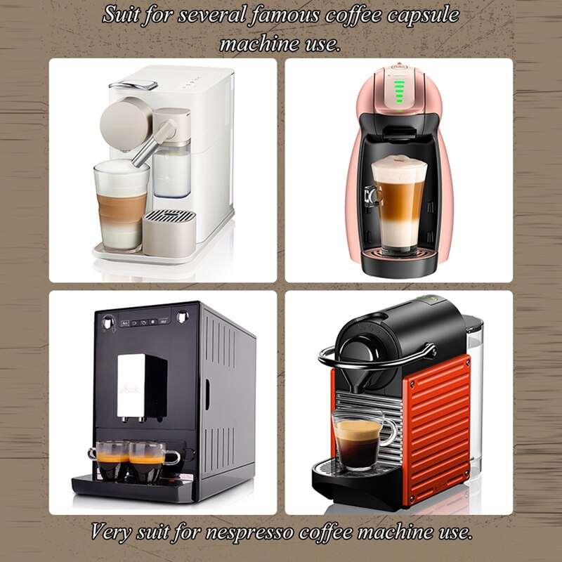 Refillable Coffee Capsule Cup Disposable for Nespresso Pod for Automatic Coffee Machine Food Package Coffee Capsules