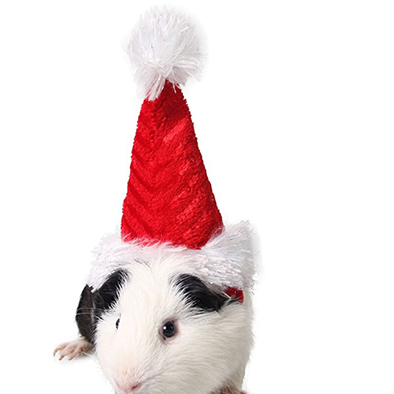 Pet Kerstmuts Kat Hond Winter Warm Pluche Cap Xmas Party Decor Hoed Grappige Leuke Huisdier Cosplay Diy Honden katten Kostuum Decor