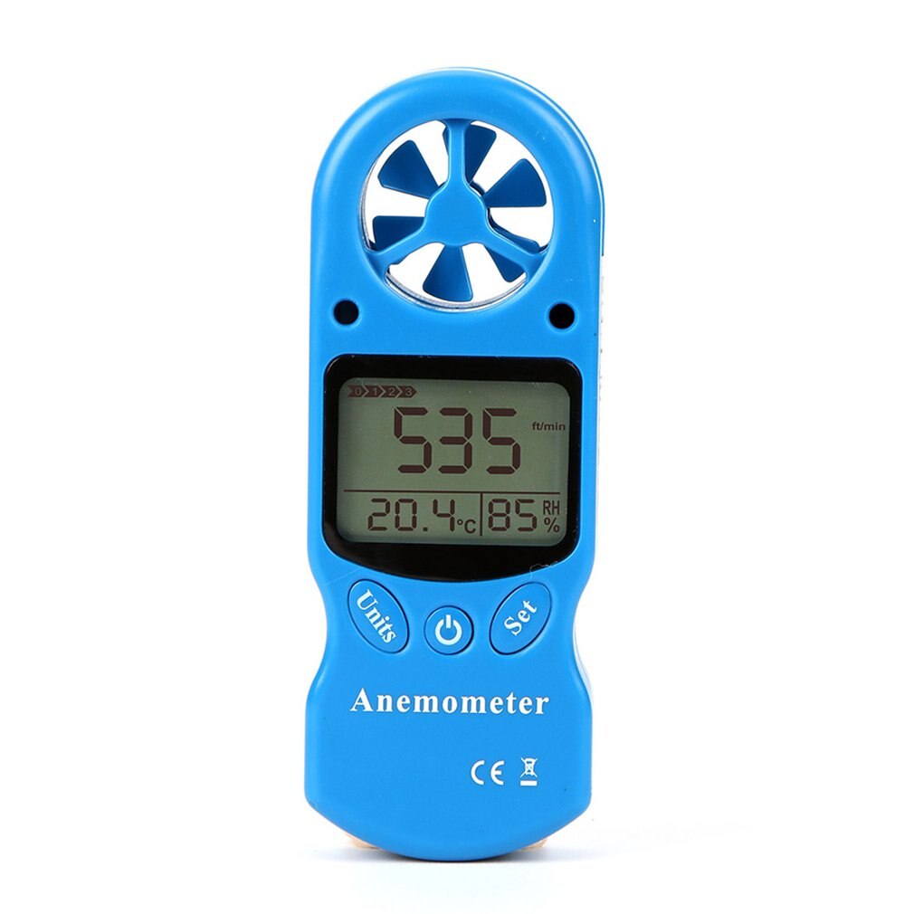 Mini Multifunctionele Anemometer Digitale Anemometer Lcd TL-300 Wind Speed Temperatuur-vochtigheidsmeter Met Hygrometer Thermometer