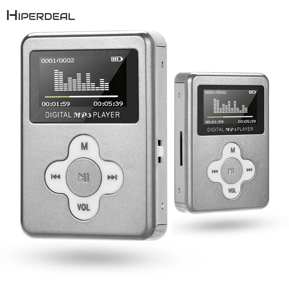 Mini MP3 Player LCD Screen Support Micro SD TF Card Children Lover Decoder PC Insert USB Charging MP3 Player QIY06 D23