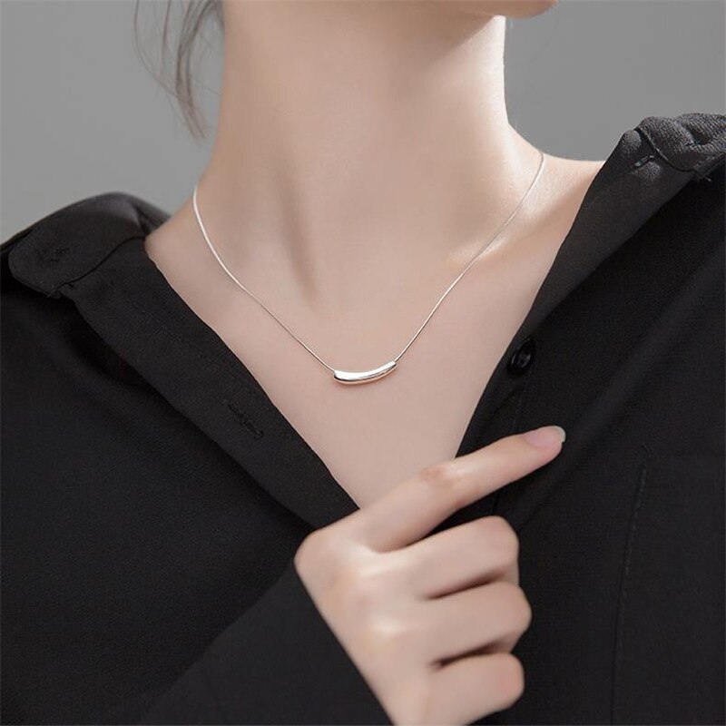 HUANZHI 2020 Nuovi Alla Moda del Metallo Geometrica Irregolare Melanzana girocollo Collana in Oro Argento di colore per Le Donne Delle Ragazze Del Partito Dei Monili
