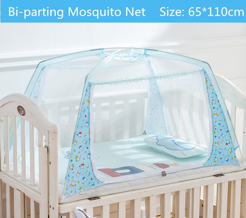 Moustiquaire Portable | Lit de bébé pliable, dessin animé, soutien-bas, tentes de berceau, moustiquaires pour enfants de moins de 10 ans: xiaotulan 65x110cm