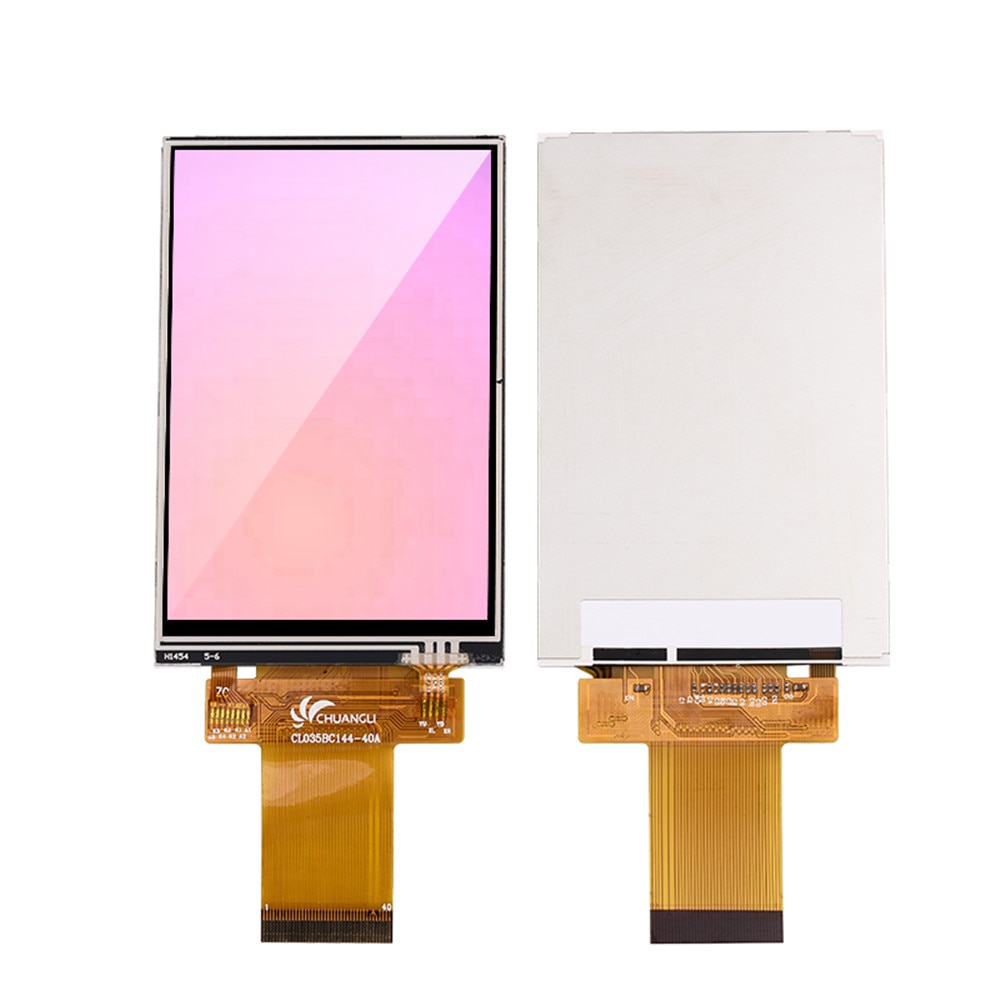 3.5 tuuman tft lcd-näyttö ili 9488 näyttöä lcd-näyttö spi 3 riviä 4 riviä sarjaportti 8 bittiä 16 bittiä rinnakkaisportti 40 pin 0.5mm pitch