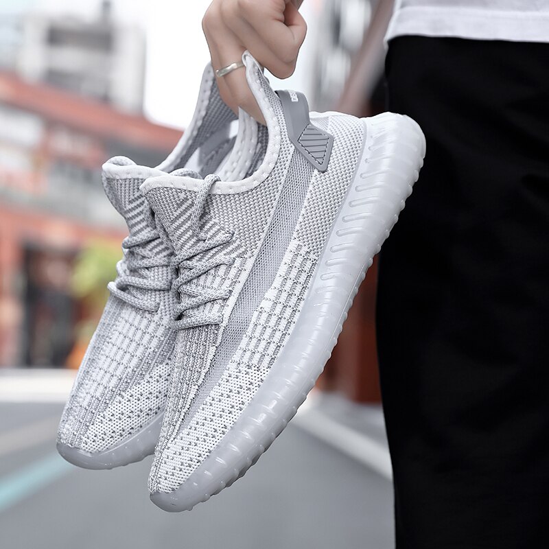 Sneakers Voor Mannen Casual Schoenen Ademend Lichtgewicht Mannen Schoenen Lente Herfst Antislip Populaire Mesh Mannelijke Lace Up schoenen