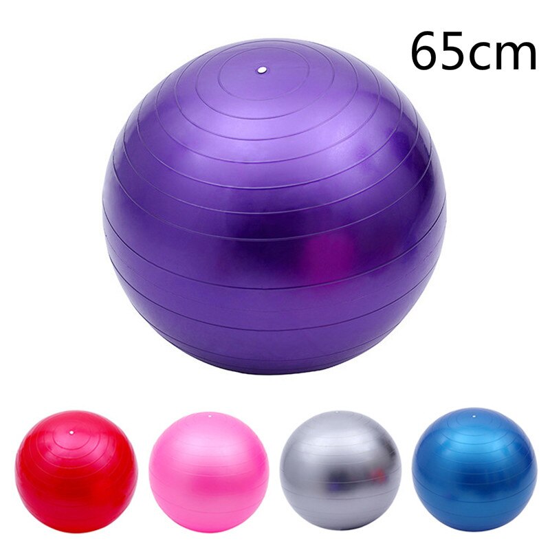 Yoga Ball GYM Balanced ball Fitness Massage Sport Workout Relieve Pain Massage Balls Training Tool 25cm 65cm Without pump: 07