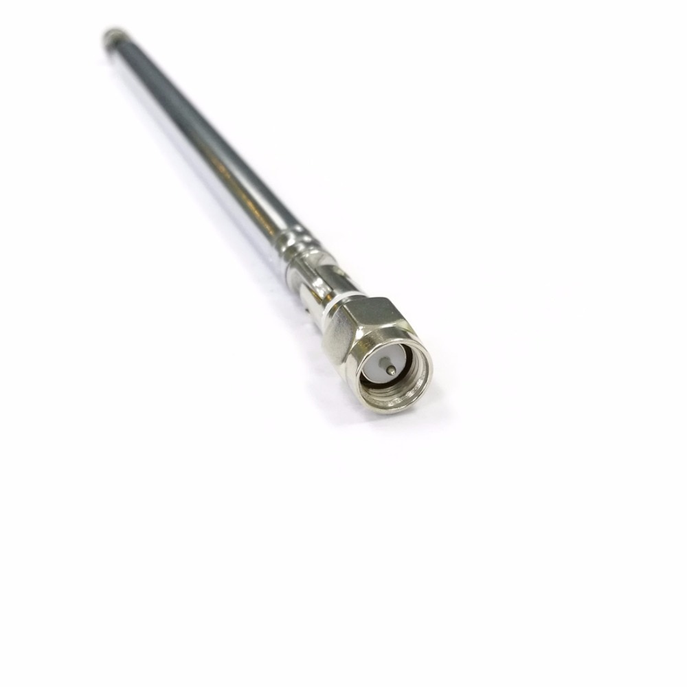 1PC Replacement 132mm 6 Sections Telescopic Antenna SMA male for Radio TV DIY price