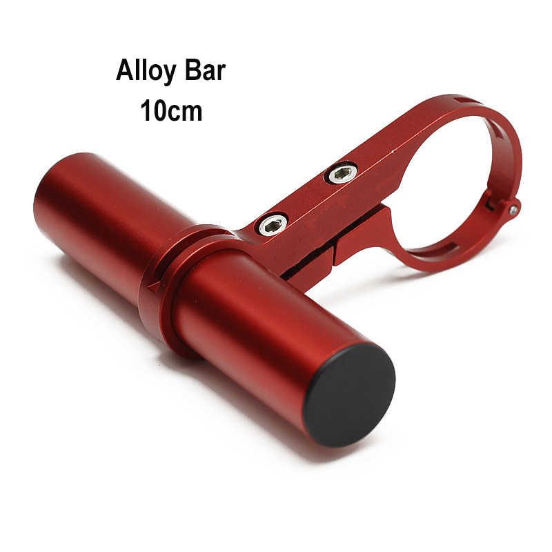 Soporte extendido para manillar de bicicleta de montaña, soporte de expansión de luz delantera de aluminio, extensor de Ciclismo de Carretera, 10/20/30cm: Morado