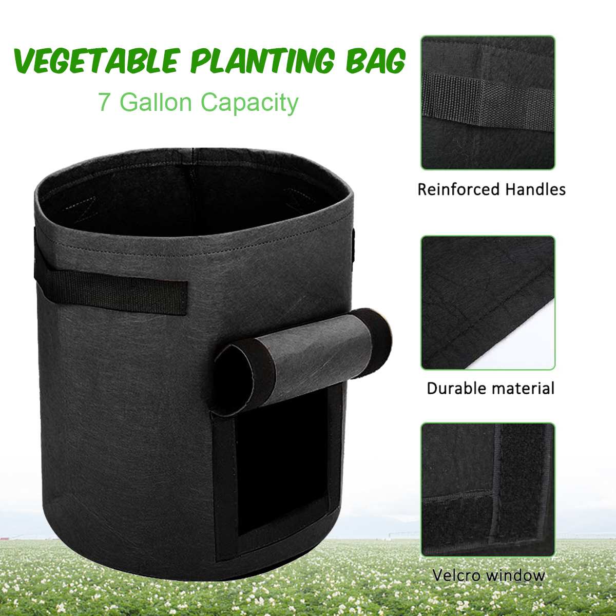 DIY Potato Grow Planter Holder Planting Container Bag Box Breathable Tomato Plant Planting Grow Bag Pot for Home Garden