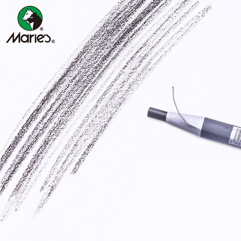 Rollo de rollos de papel para dibujo, Pluma de Corte libre de Papel carbón 12B 14B, negro Extra, CZ7112 CZ7104, suministros de arte, 5 uds.