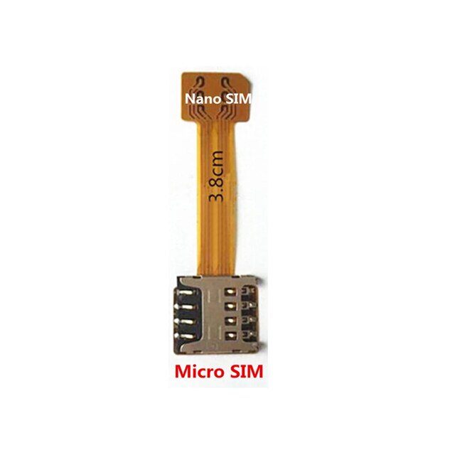 Hybrydowy podwójny podwójny adapter karty SIM mikro SD dla androida wypełniacz 2 adapter Nano mikro SIM dla XIAOMI REDMI Uwaga HUAWEI: Micro SIM