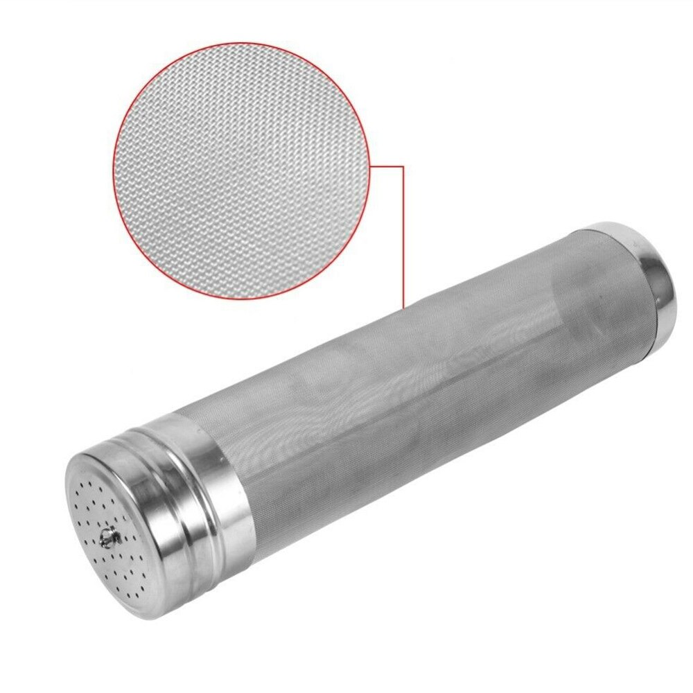 Filtre à bière en maille d'araignée, 300 microns, en acier inoxydable, pour brassage à domicile, café sec, trémie pour bière à domicile