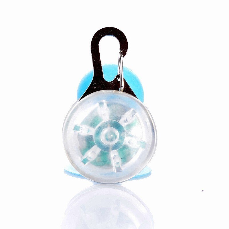 Tag Pet Gato filhote de cachorro do Cão LED brilhante pingente colar de Segurança Noite Luz Piscando Coleira para cães Luminosa Luz Brilhante: WHITE
