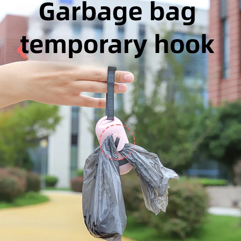 Draagbare kattenbak voor buiten, verdikte kattenbak, afvalzak met gesp, ophangkoord, kattenbakvulling, gemakkelijk af te scheuren, huisdierproducten