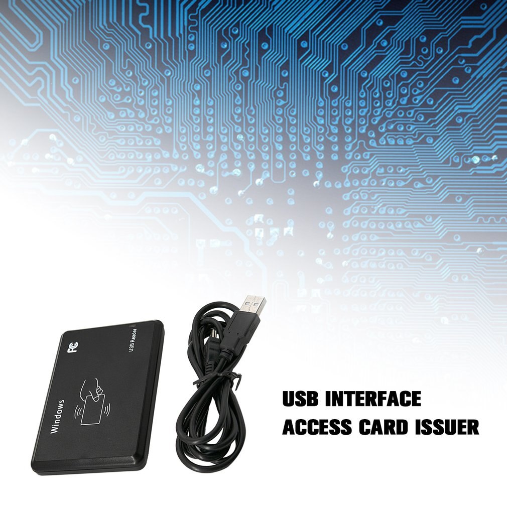 Usb Interface Access Control Card Issuer Smart Card Reader Non Contact Card Reading Fast Led Display Light 1 Pcs