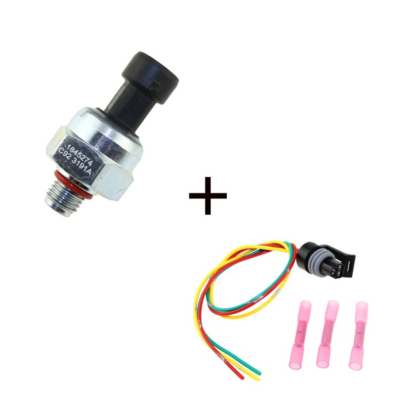 Injection Control Pressure ICP Sensor 1845274C92 For Navistar VT365 Ford Excursion F-250 F-350 F-450 F-550 E-350 6.0L 2003-2004: Sensor and Plug