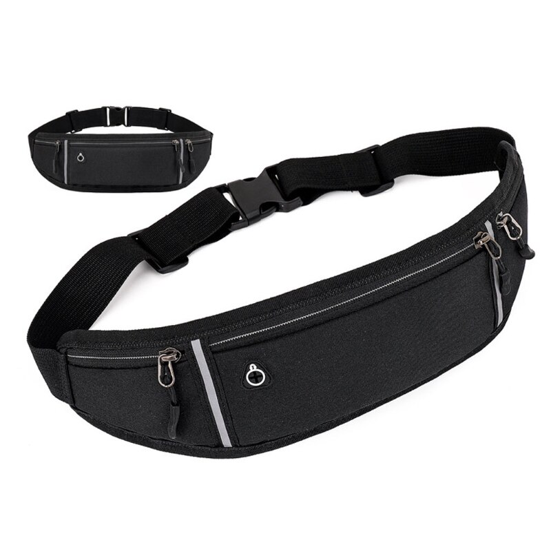 Verstelbare Running Pouch Lopers Riem Workout Taille Zak Elastische Slanke Telefoon Houder Fanny Pack Voor Unisex