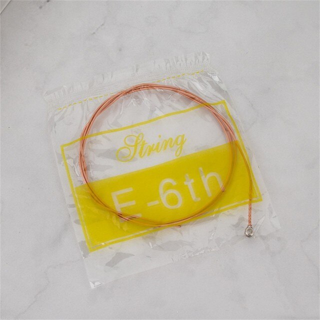 1pc Acoustic Guitar Strings E B G D A Single String Gauges 012 014 024 027 035 040 Replacements Electric Guitar Parts Accessory: 6 th