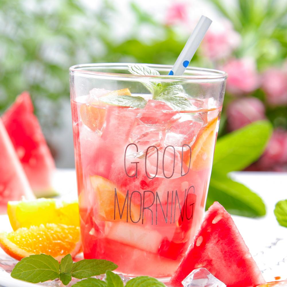 Unieke Multifunctionele Glas Smoothies Stro Leuke Gedrukt Patroon Sap Rietjes Duurzaam Voor Keuken
