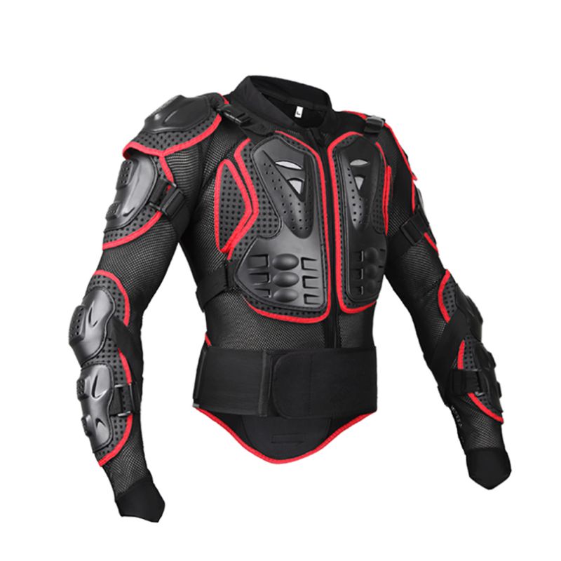 Motocross Protector Motorcycle Off-Road Full Body Armor Jacket Protective Gear Arm Clothing Spine Chest Protect: BR / L