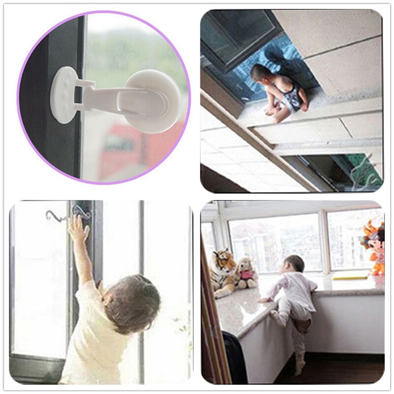 1Pcs Baby Safety Protector Child Cabinet Locking Plastic Lock Protection Of Children Locking From Doors Drawers