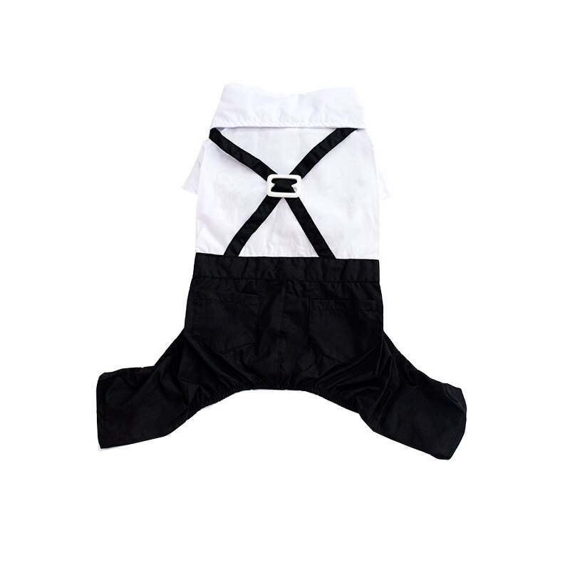 Ropa para perro y gato esmoquin del príncipe, traje con pajarita, abrigo para Chihuahua, Bonito traje de perro para mascotas, vestido de boda, mono, abrigo, S-XXL