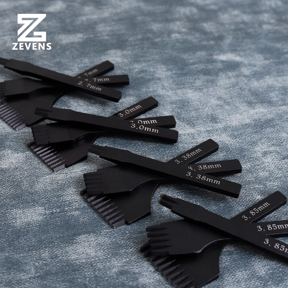 Zevens Primaire Lederen Sterven-Staal Beitel Franse Stijl Prikken Iron 2.7/3.0/3.38/3.85Mm Sharp leer Ponsen Tool