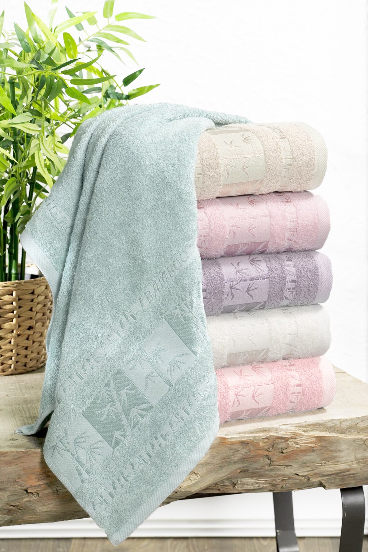 Premium 6 Stuks Handdoek Set Handdoeken En Gezicht Handdoeken Bamboe Turkse Luxe Super Zacht En Zeer Absorberend Handdoeken