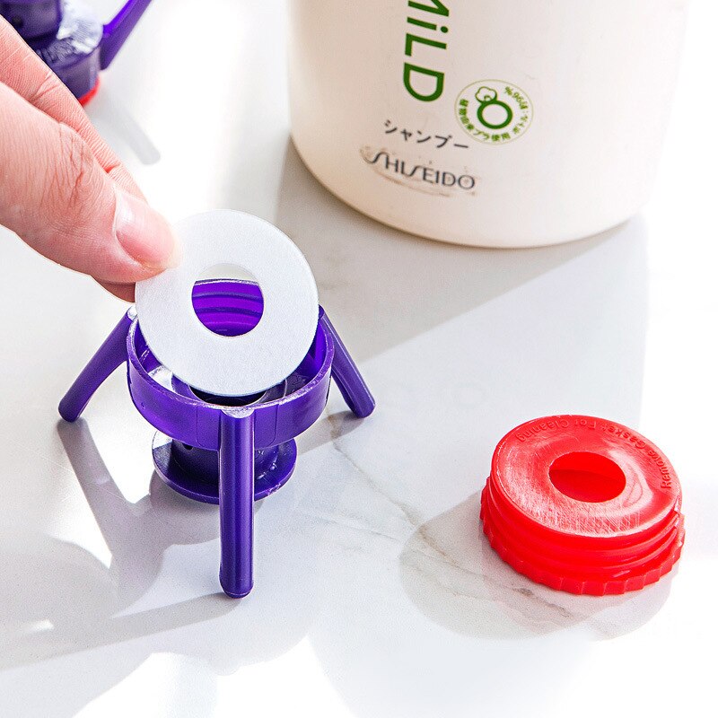 3Pcs Omgekeerde Fles Cap Keuken Kruiden Fles Badkamer Beugel Douchegel Shampoo Te Giet Vloeistof Cap Keuken Gereedschap