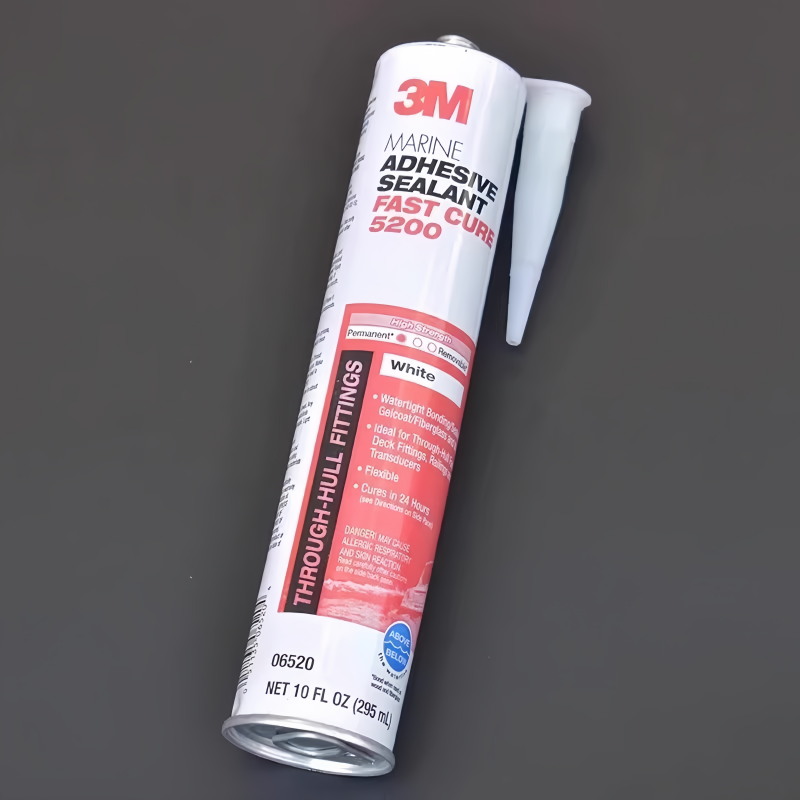 opprinnelig 3m 5200 marine limforsegling hvit polyuretan vanntett fugemasse til båter og bobiler 88ml/295ml: Svart