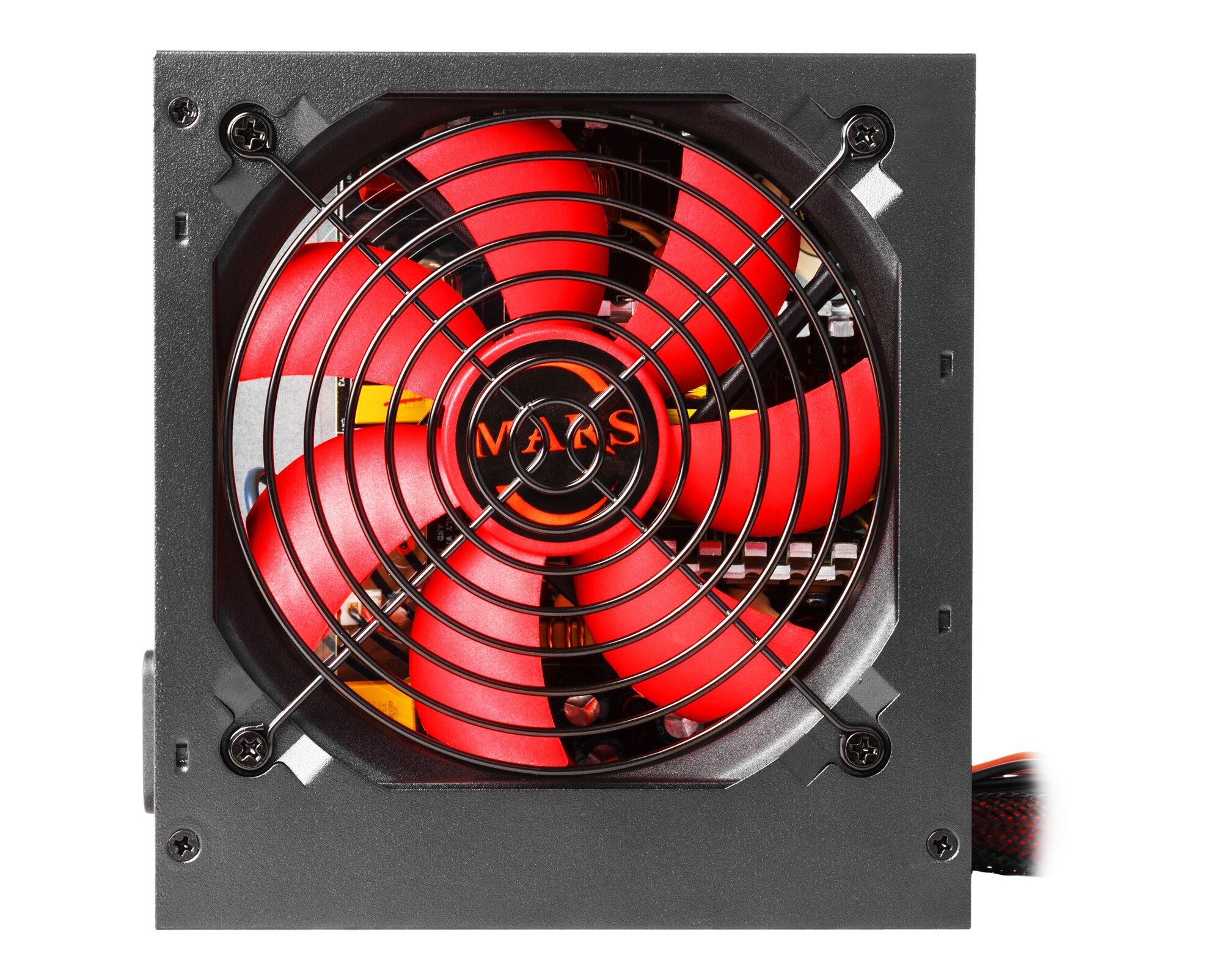 Mars Gaming MPII550, Fuente de Alimentación PC 550W, ATX 12V, Ventilador 120mm 14dB, Antivibración, Eficiencia 85%