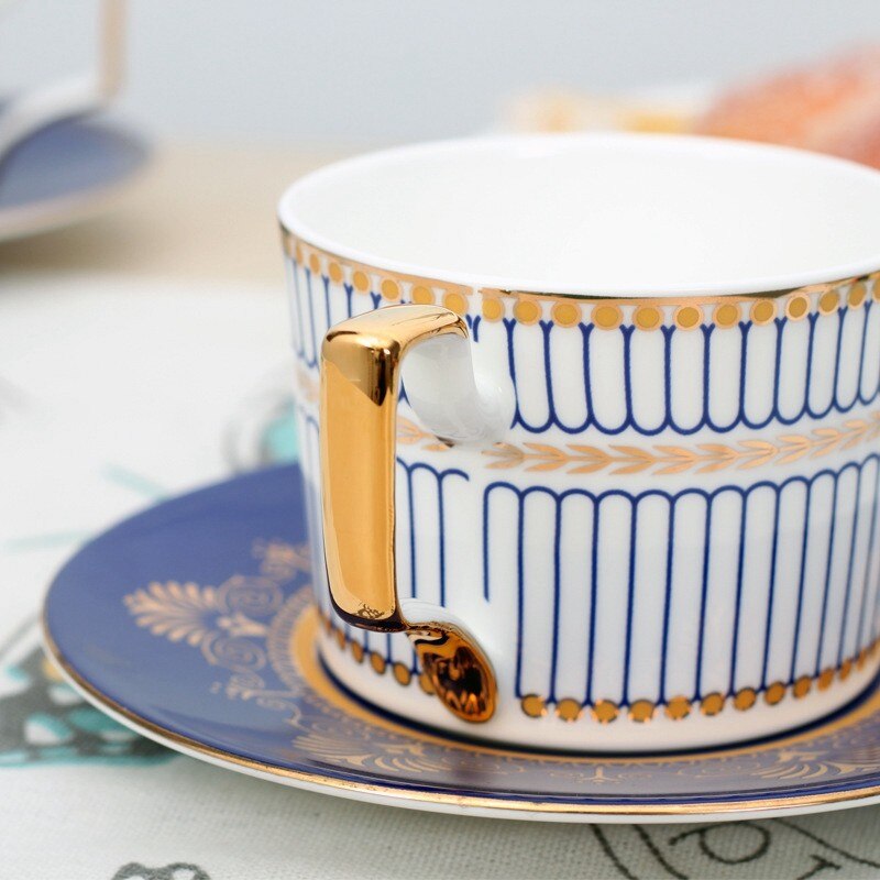 Retro Pottery Coffee Cup Set Handmade Ceramic Cups With Dish Milk Water Mug Breakfast Mugs Home Tableware