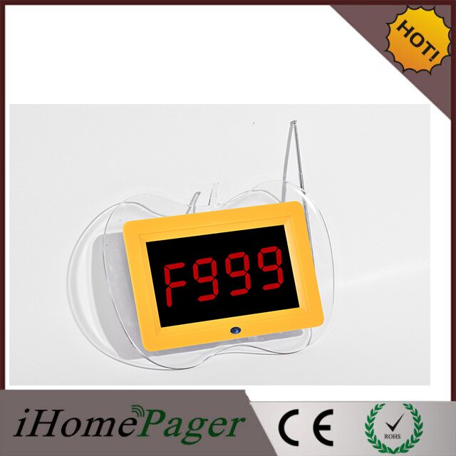 Modern restaurant equipment Receiver support MAX 500pcs call buttons guest paging system led display board