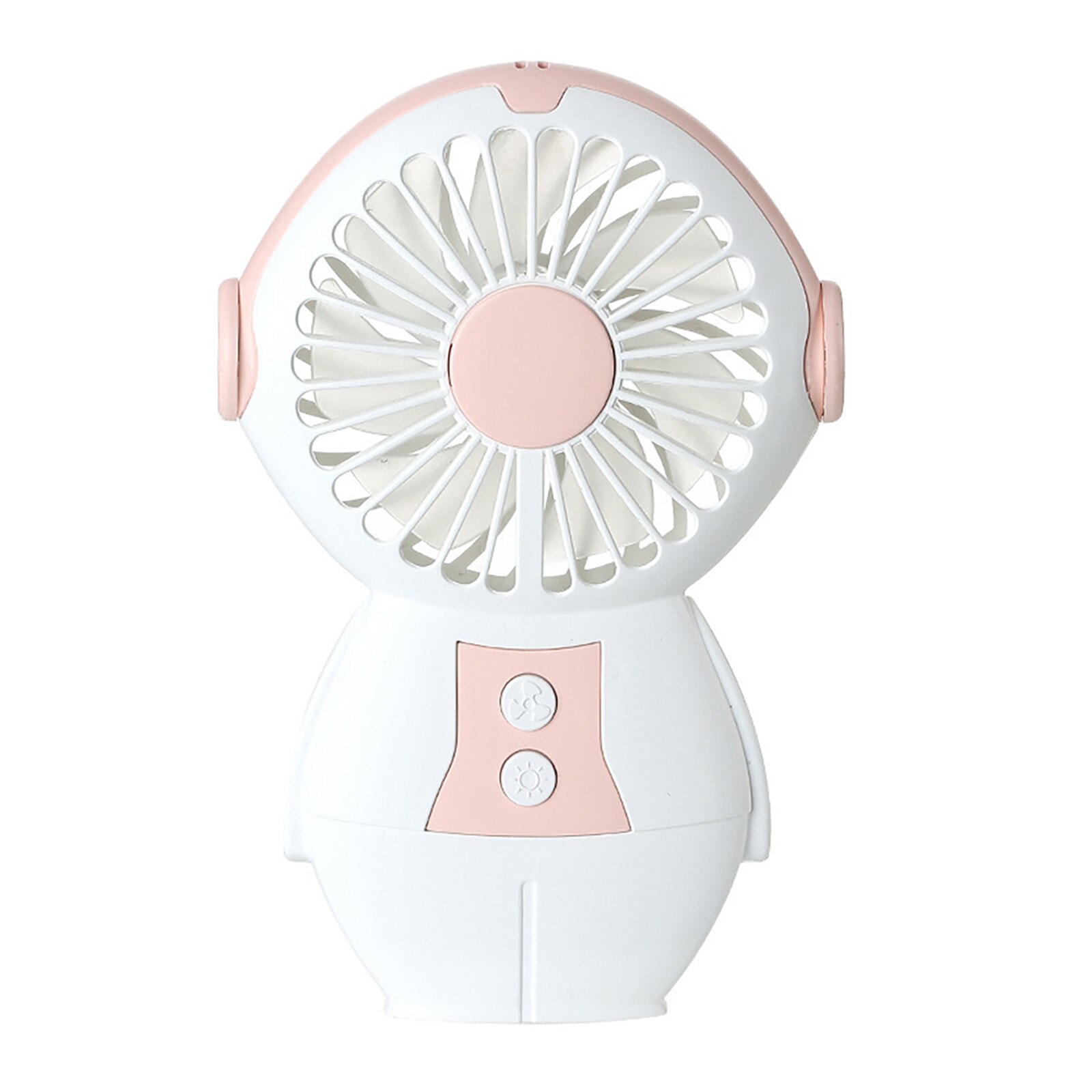 Mini Usb Ventilator Draagbare Elektrische Opladen Ventilator Met Licht Handheld Kleine Desktop Elektrische Ventilator Zomer Handy Air Cooling Fans