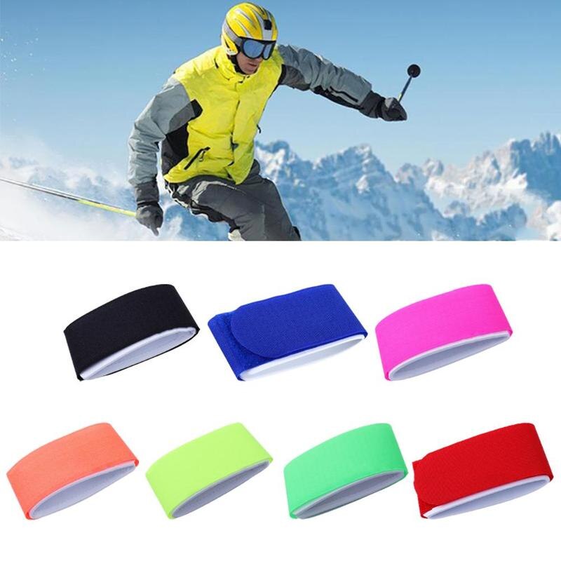 2 unids/set de esquí Correa correa de sujeción cinta EVA suministros Cable correa de fijación al aire libre cinta Durable corbata Por N0K9