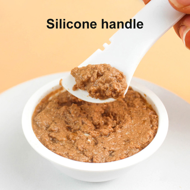 Multifunktionel kæledyr dåse ske krukkeåbner hvalp fodring blanding våd tør ske kat hund tilbehør foderautomat skovl kæledyr bordservice