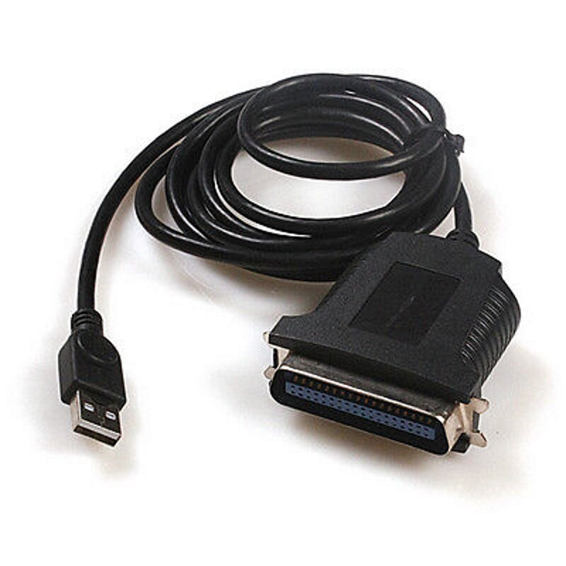 USB to 36 Pin Parallel 1284 Printer Cable Adapter