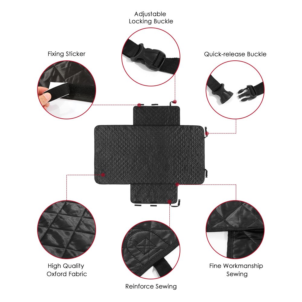 Water Resistant Car Trunk Cover Cargo Cover SUV Cargo Liner Non-skid Car Protector Mat for Pet Dogs Car Seat Cover