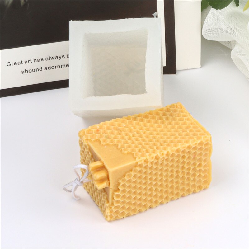Diverse Honingraat Vormen Kaars Siliconen Mal Voor Handgemaakte Desktop Decoratie Gips Hars Aromatherapie Kaars Siliconen Mal