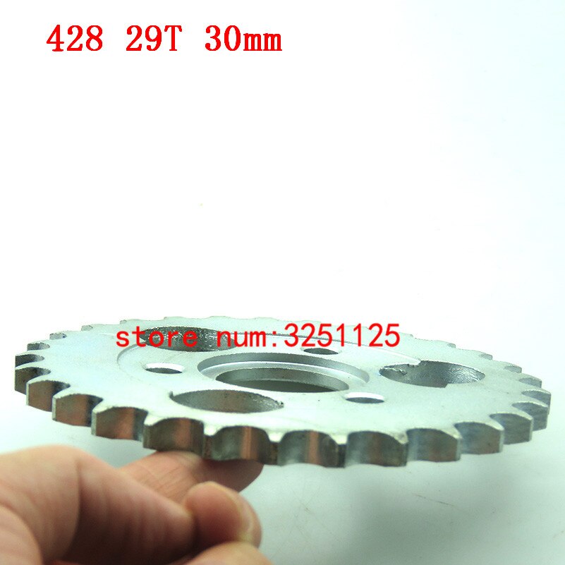 428 29t ape motorsykkel drivutstyr 29 tann 30mm /122mm bakre kjedehjul til langrenn motorsykkel