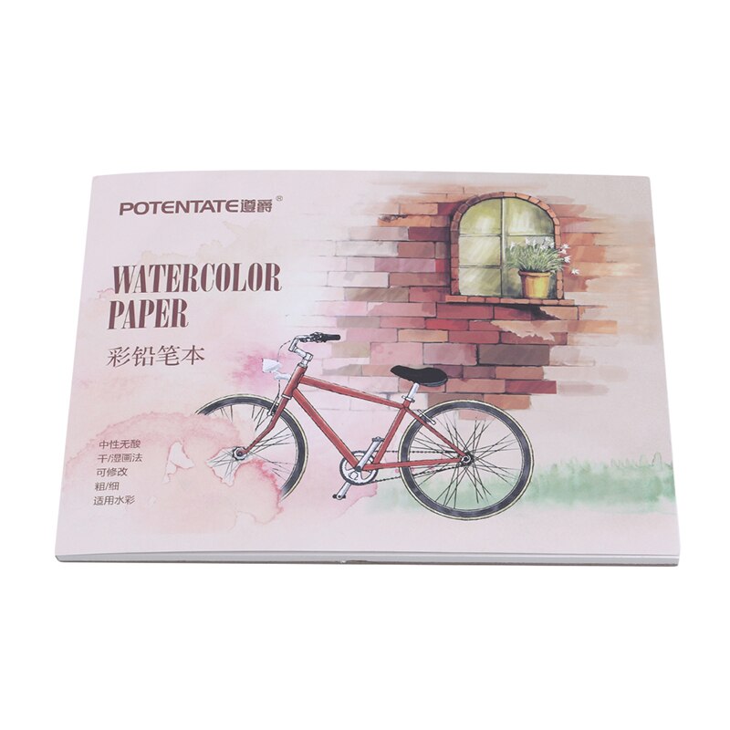 1PCS School Student Art Supplies Artist Watercolor Paper Sketch Book For Oil Paiting Drawing Diary Notebook: large